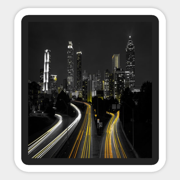 Atlanta from Jackson Street Sticker by Ckauzmann